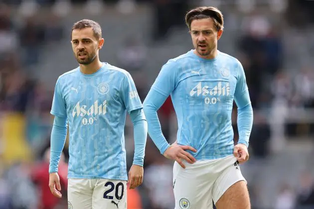 Bernardo Silva and Jack Grealish