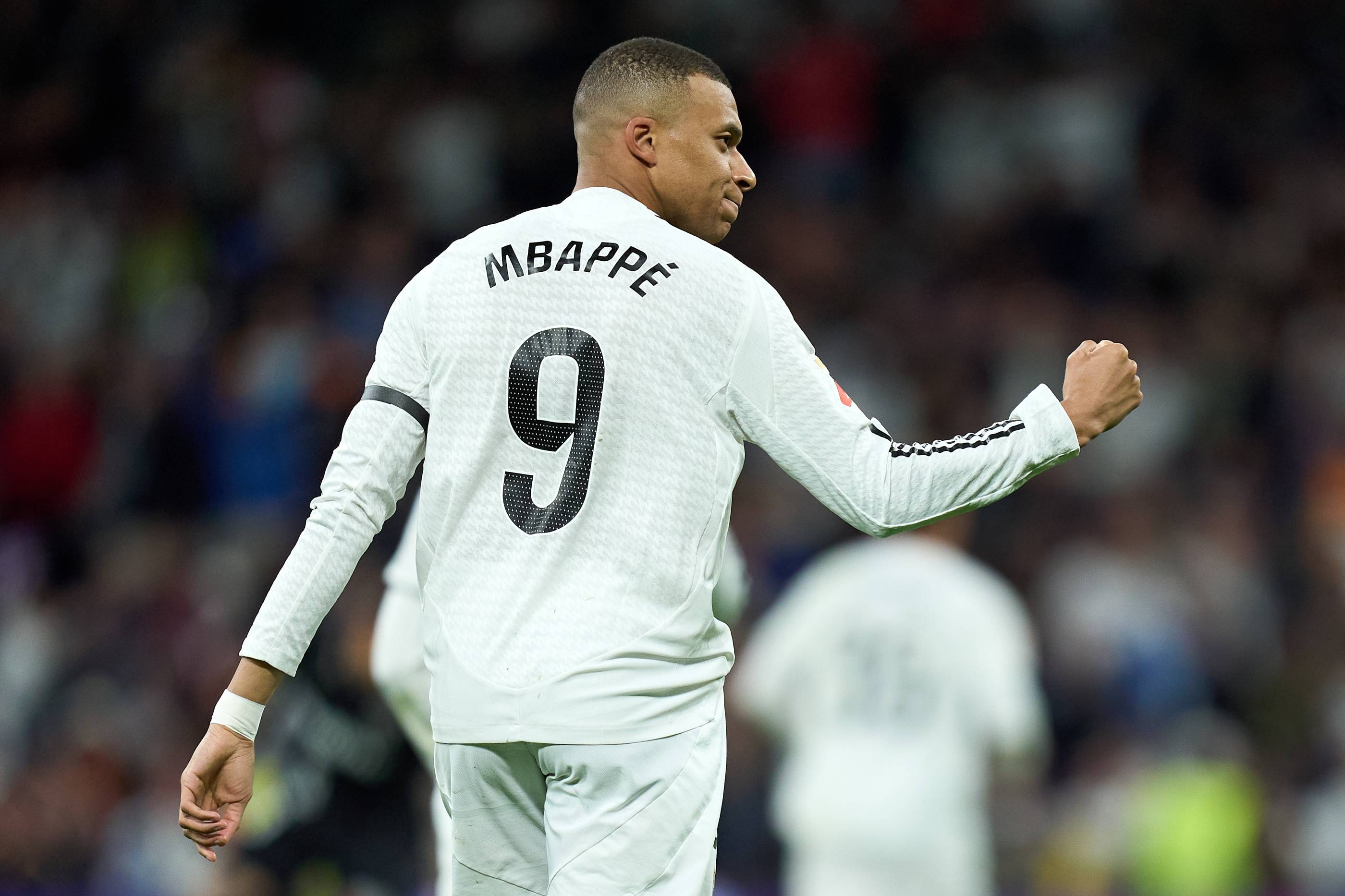 Real Madrid striker Kylian Mbappe