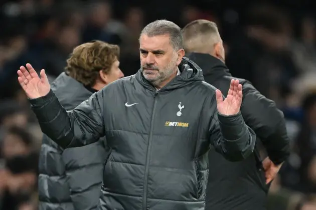 Tottenham boss Ange Postecoglou