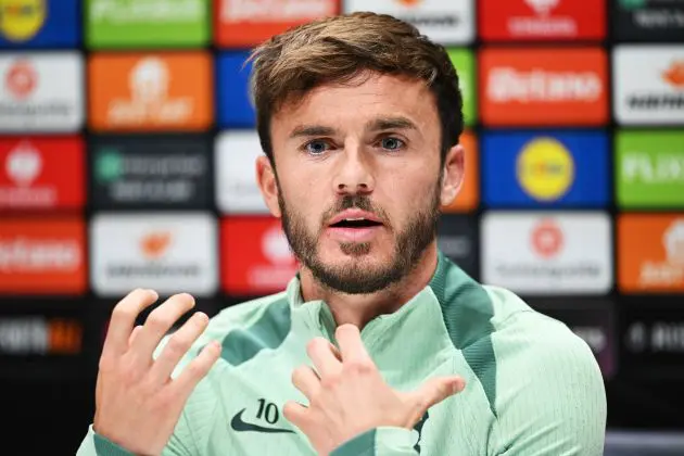 Tottenham midfielder James Maddison