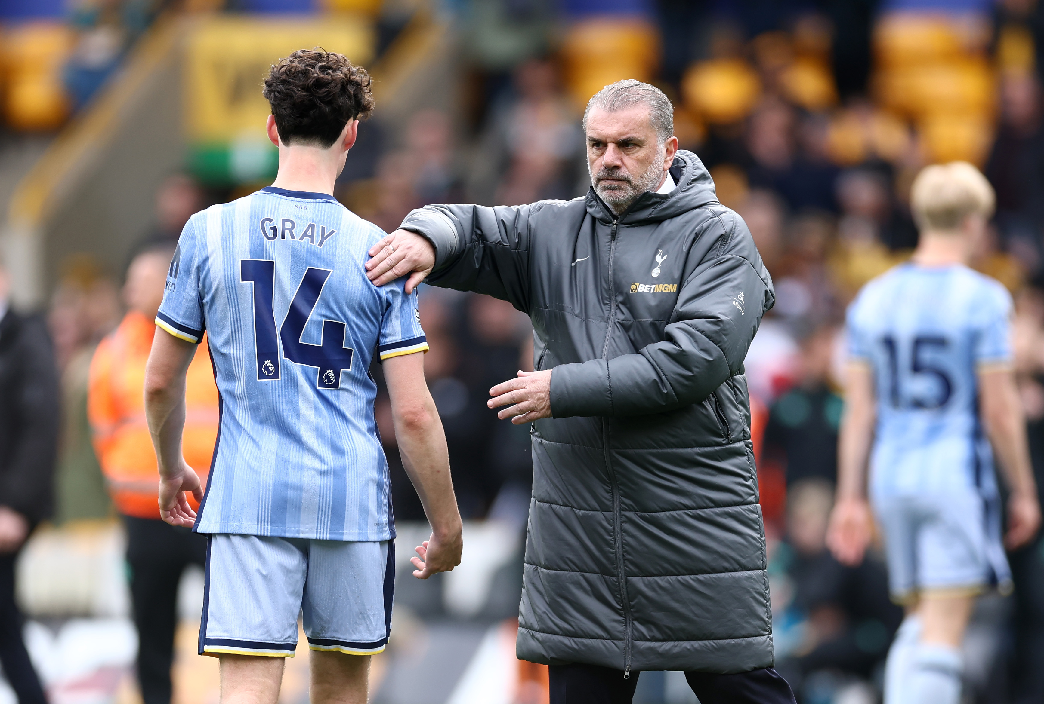 Ange Postecoglou after Spurs lose to Wolves