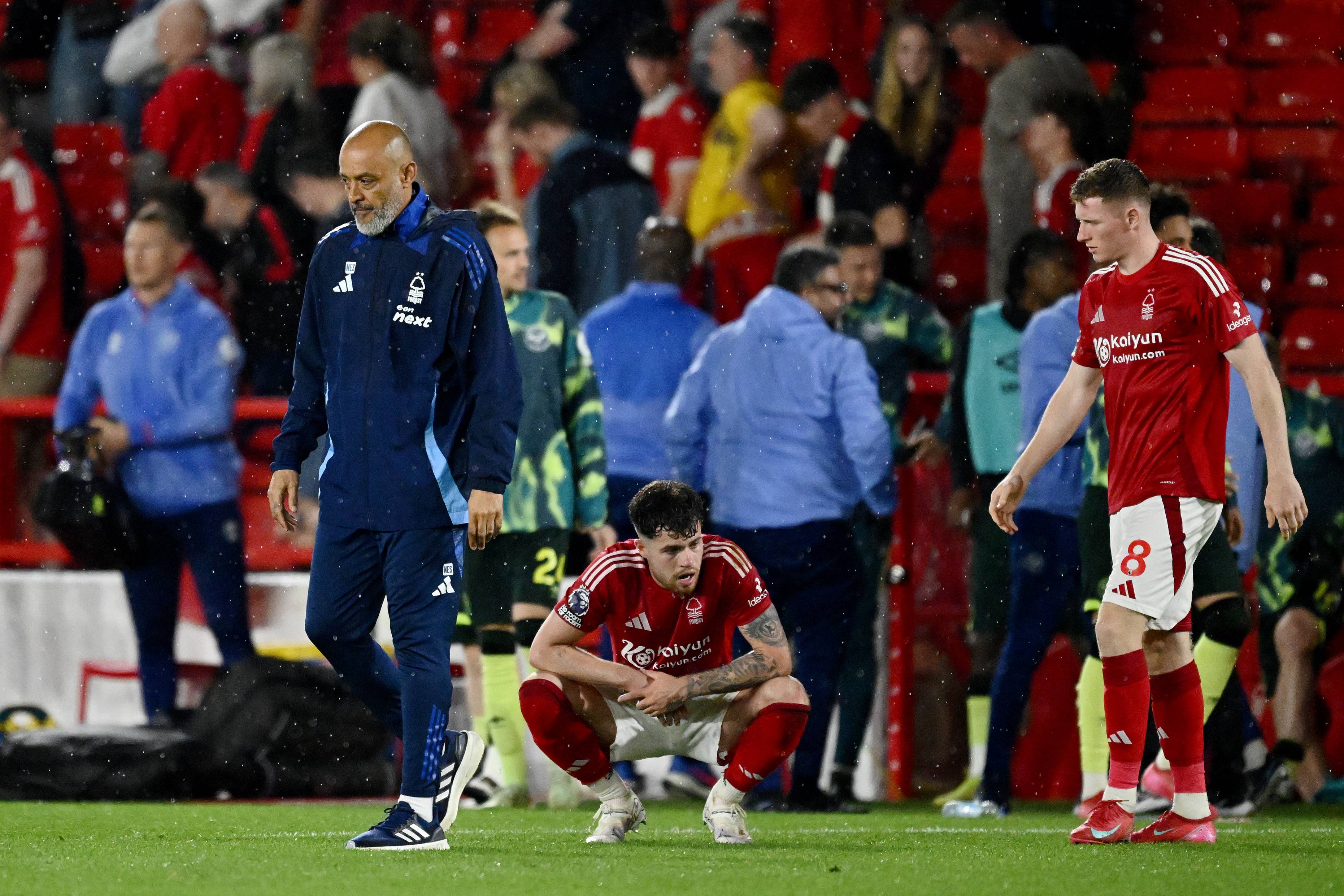 Nuno Espirito Santo after Nottingham Forest lose to Brentford