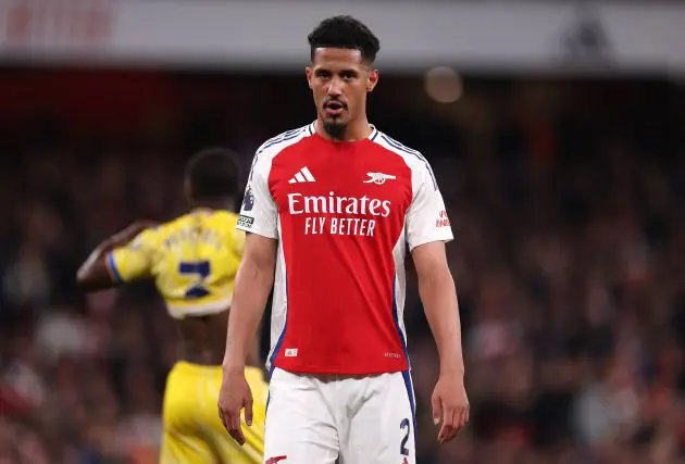 Arsenal defender William Saliba