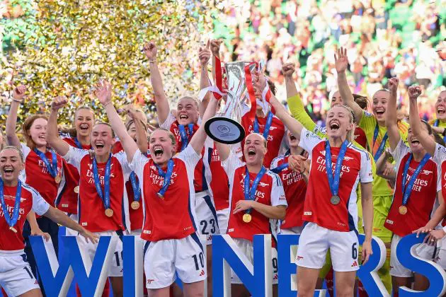 Arsenal Women lift the Champions League