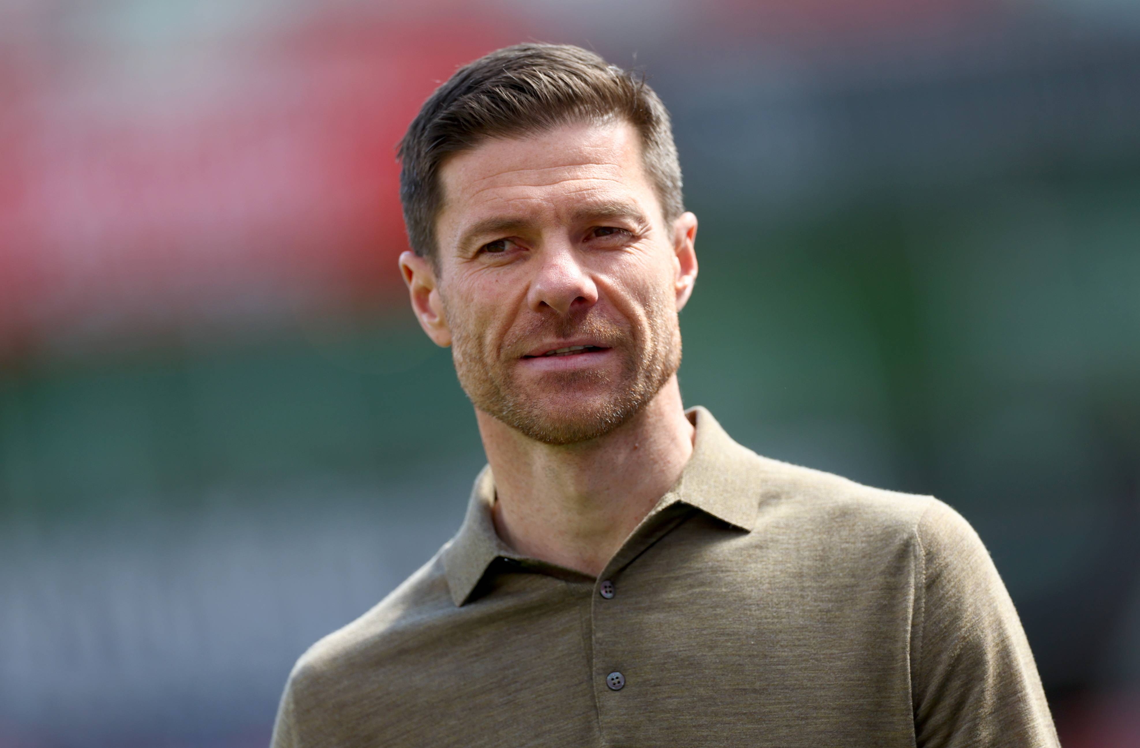 Bayer Leverkusen boss Xabi Alonso(Photo by Lars Baron/Getty Images) via ONE FOOTBALL