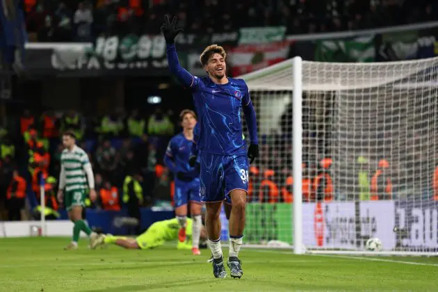 Chelsea striker Marc Guiu
