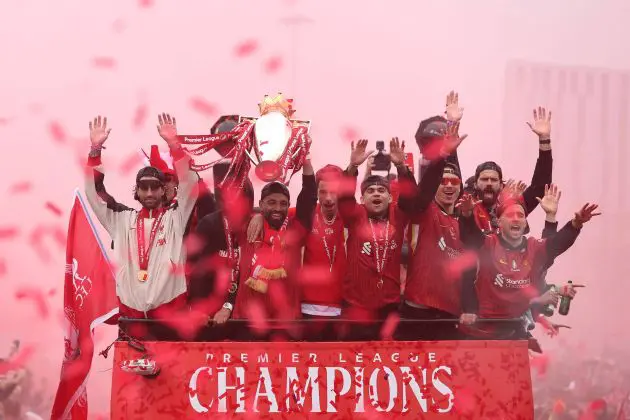 The Liverpool trophy parade