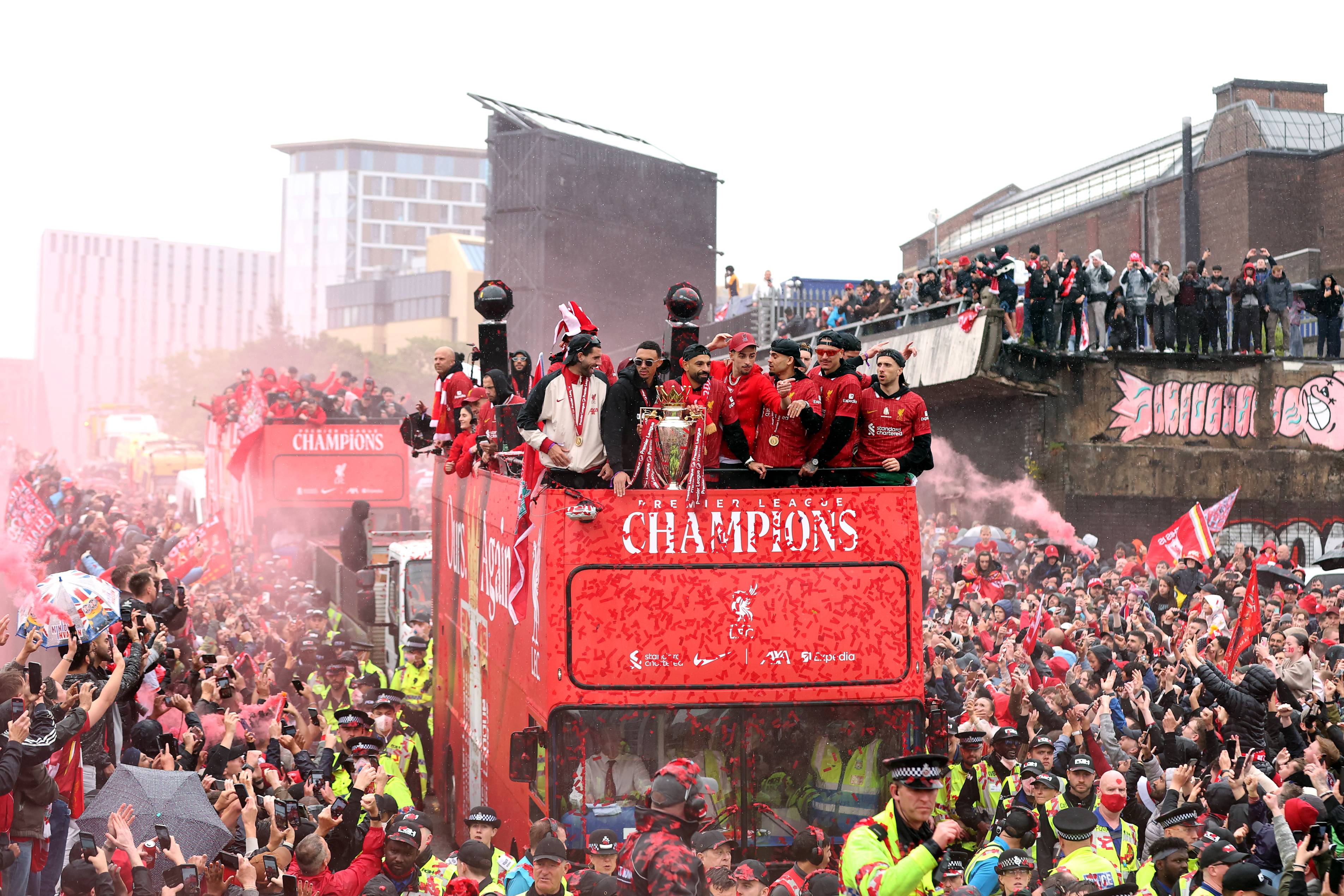 Liverpool's trophy parade