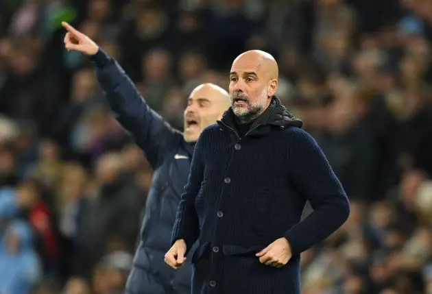 Pep Guardiola and Enzo Maresca
