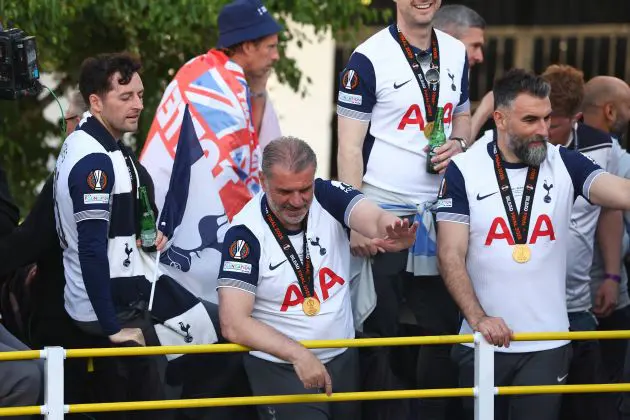 Tottenham boss Ange Postecoglou