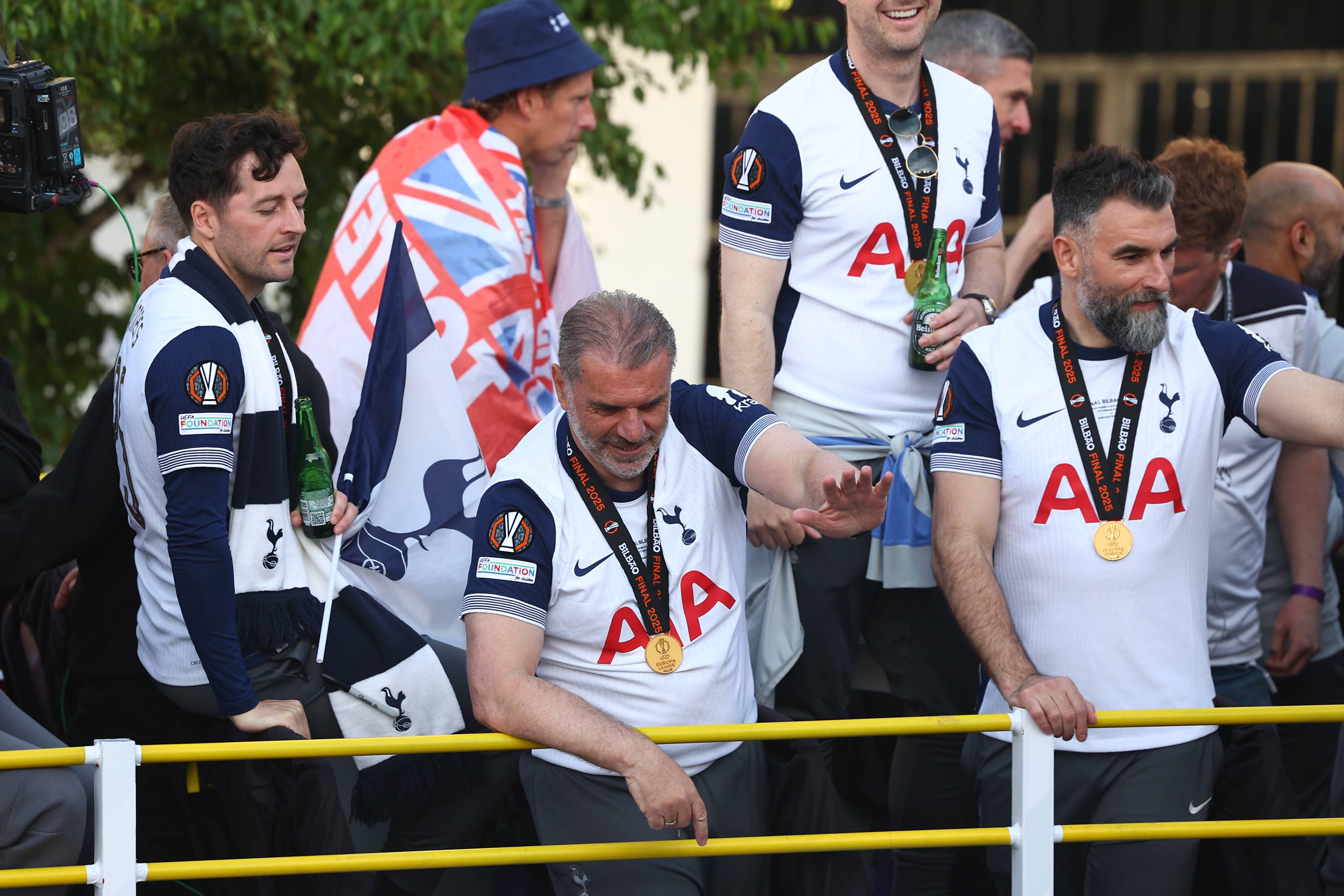 Tottenham boss Ange Postecoglou