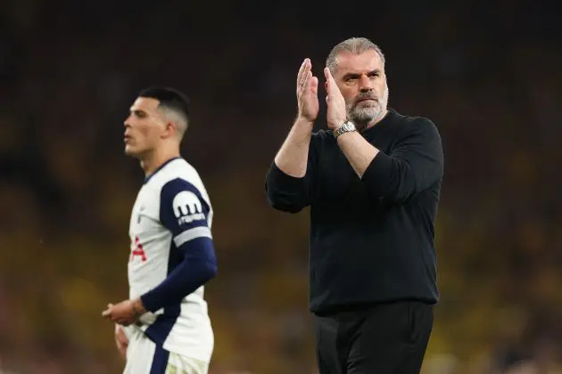 Tottenham boss Ange Postecoglou