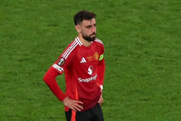 Man Utd captain Bruno Fernandes