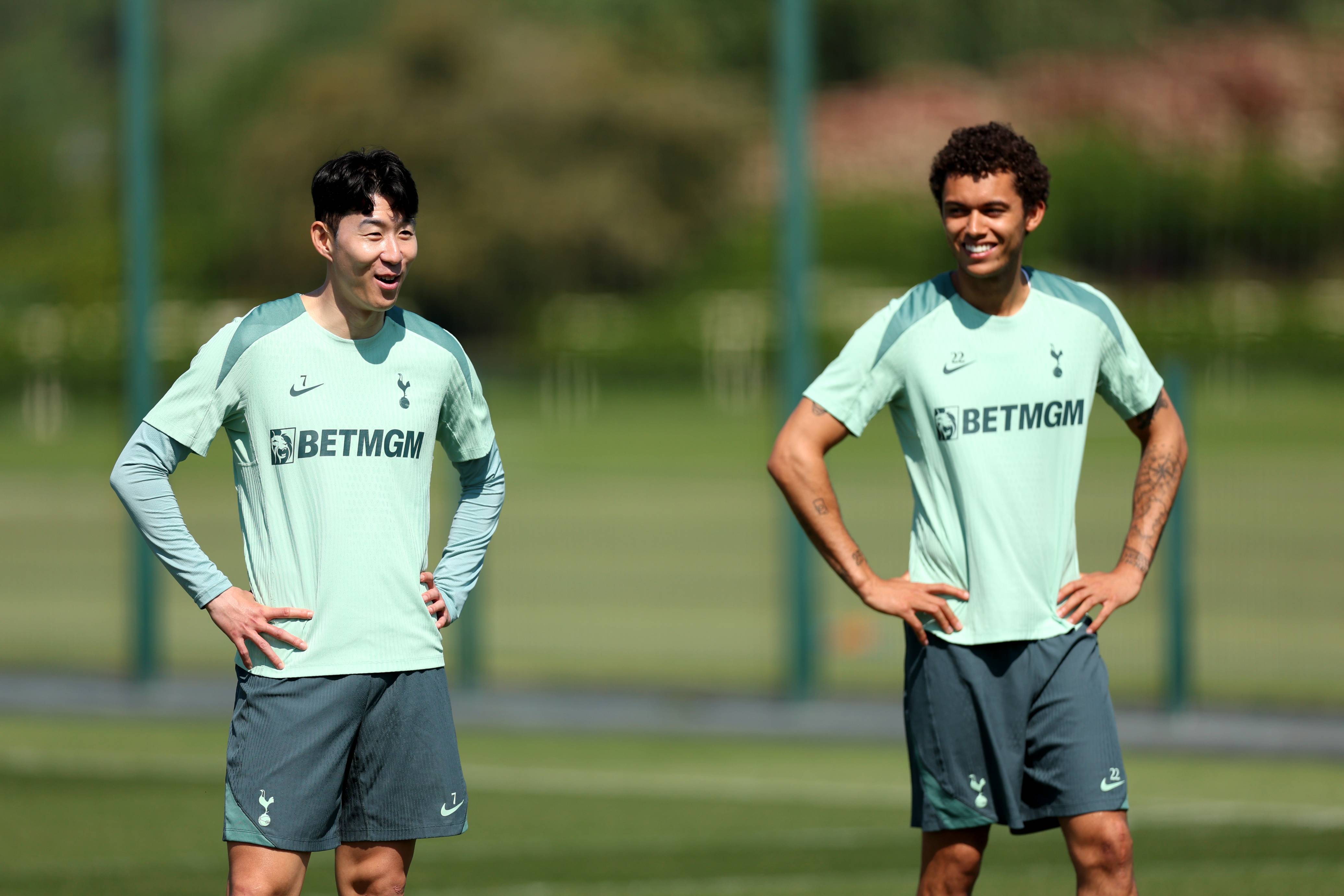 Heung-min Son and Brennan Johnson