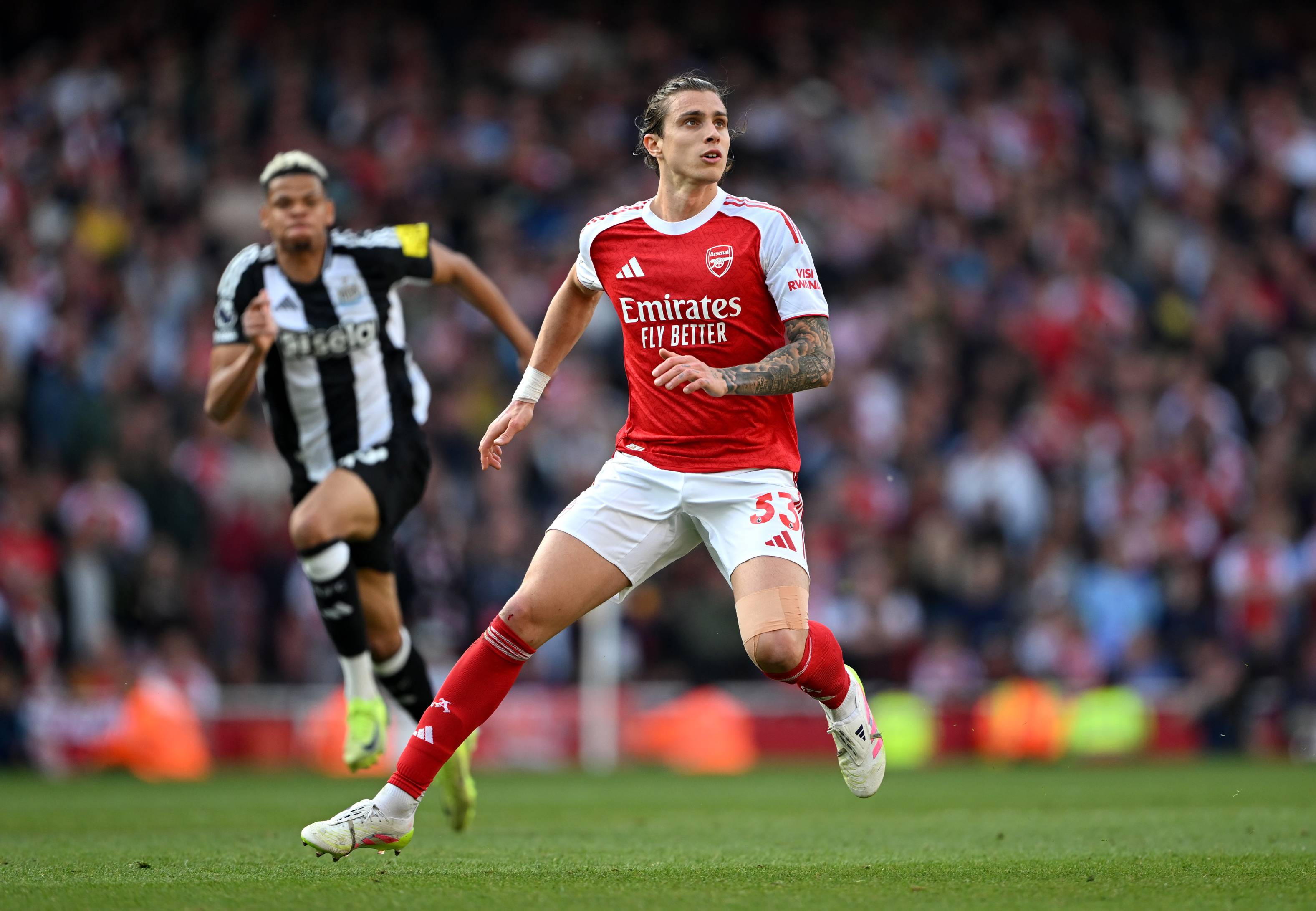 Arsenal defender Riccardo Calafiori