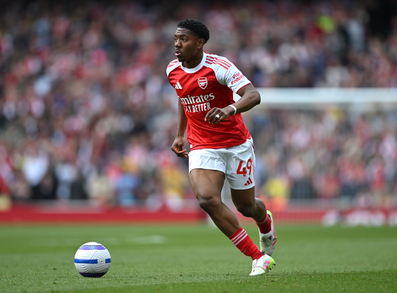 Arsenal defender Myles Lewis-Skelly