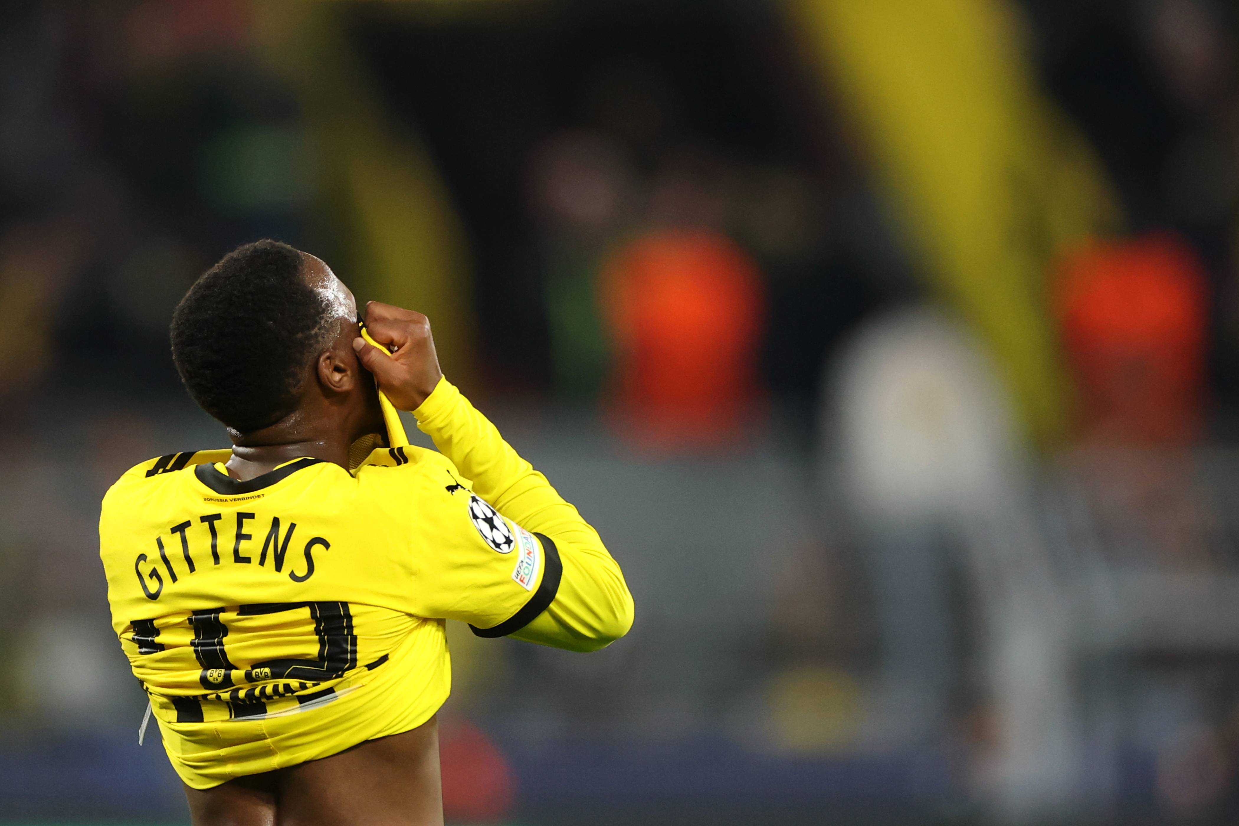 Borussia Dortmund winger Jamie Gittens