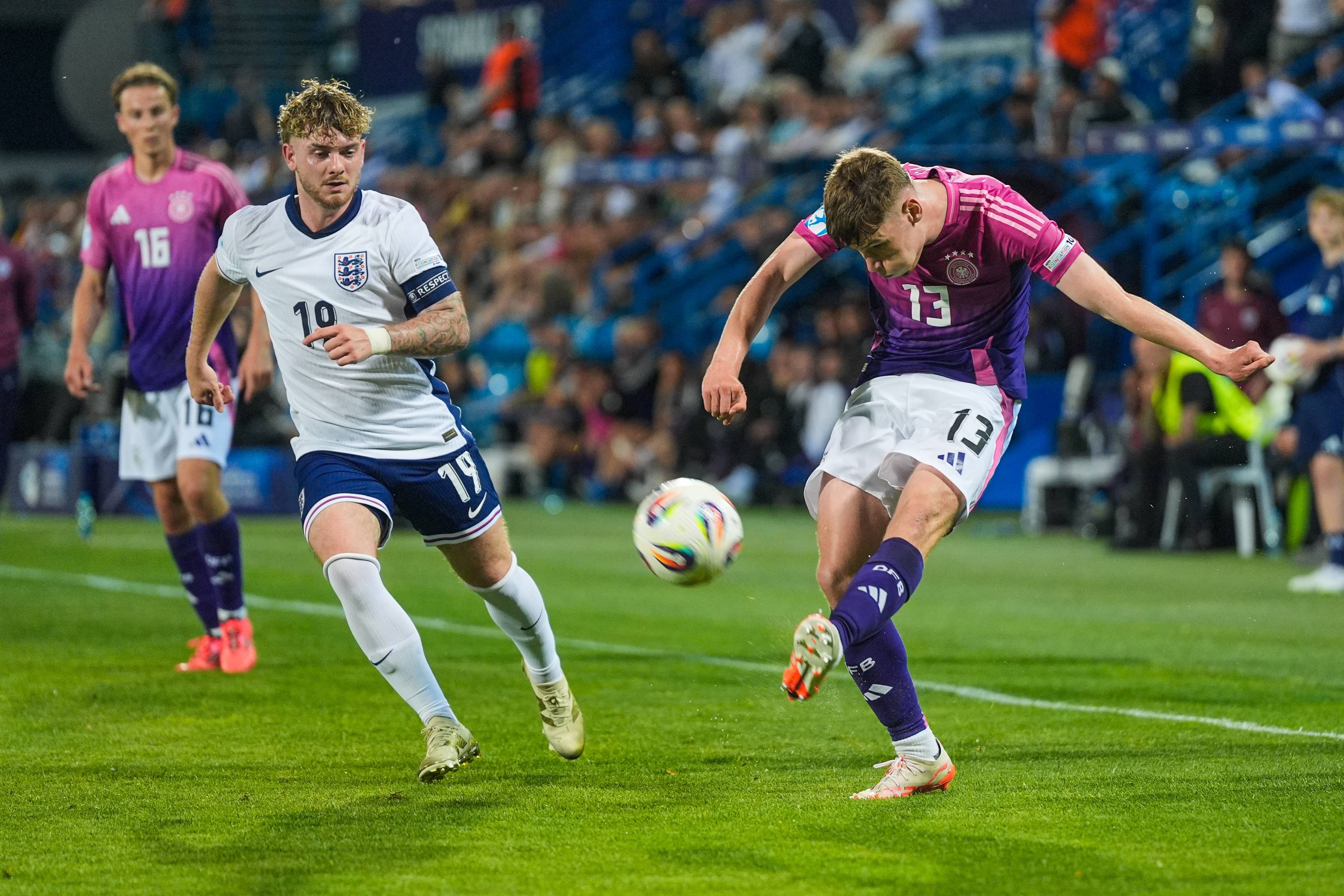 Germany U21s against England U21s