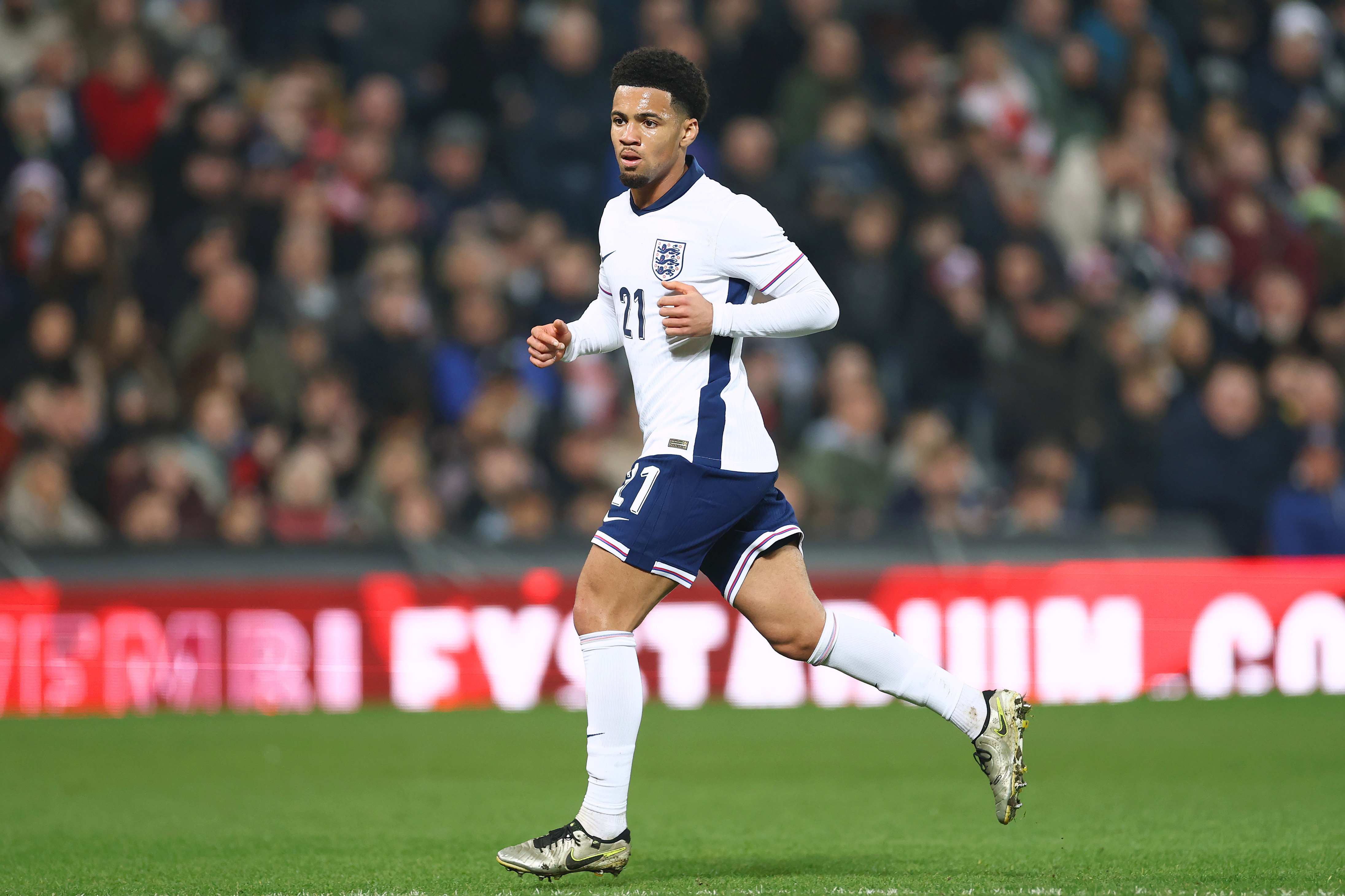 Arsenal and England U21's Ethan Nwaneri