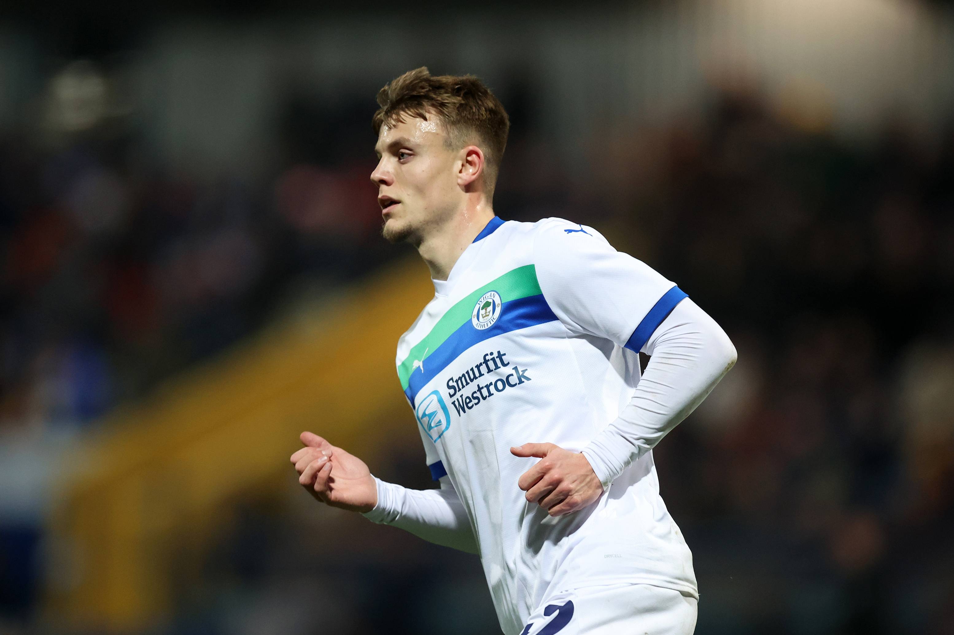 Will Goodwin playing for Wigan