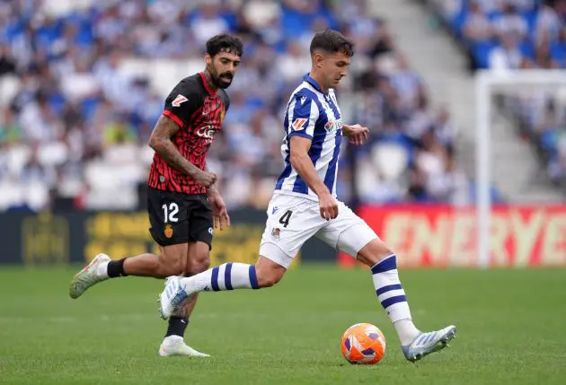 Real Sociedad midfielder Martin Zubimendi