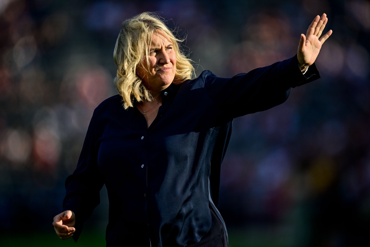 USA Women head coach Emma Hayes (Photo by Dustin Bradford/Getty Images) via ONE FOOTBALL