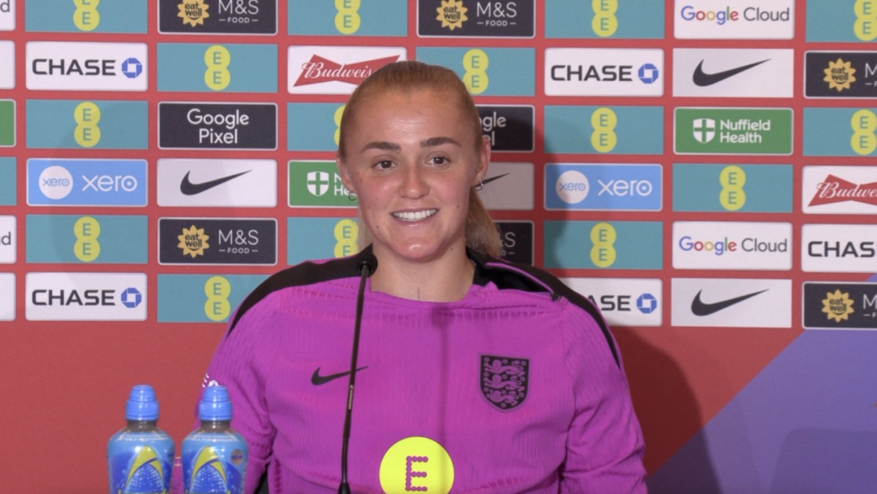 Georgia Stanway ahead of England v Netherlands - Zurich, Switzerland