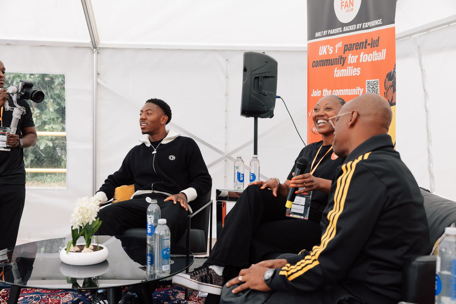 Myles Lewis-Skelly attended the No1Fan Club event (Hepta Otis @heptaviews)