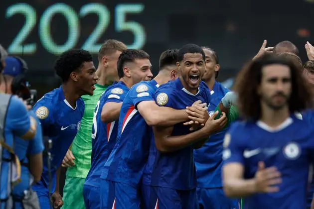 Chelsea celebrate winning the Club World Cup