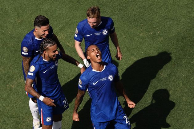 Joao Pedro celebrates (Photo by Michael Reaves/Getty Images via ONE FOOTBALL