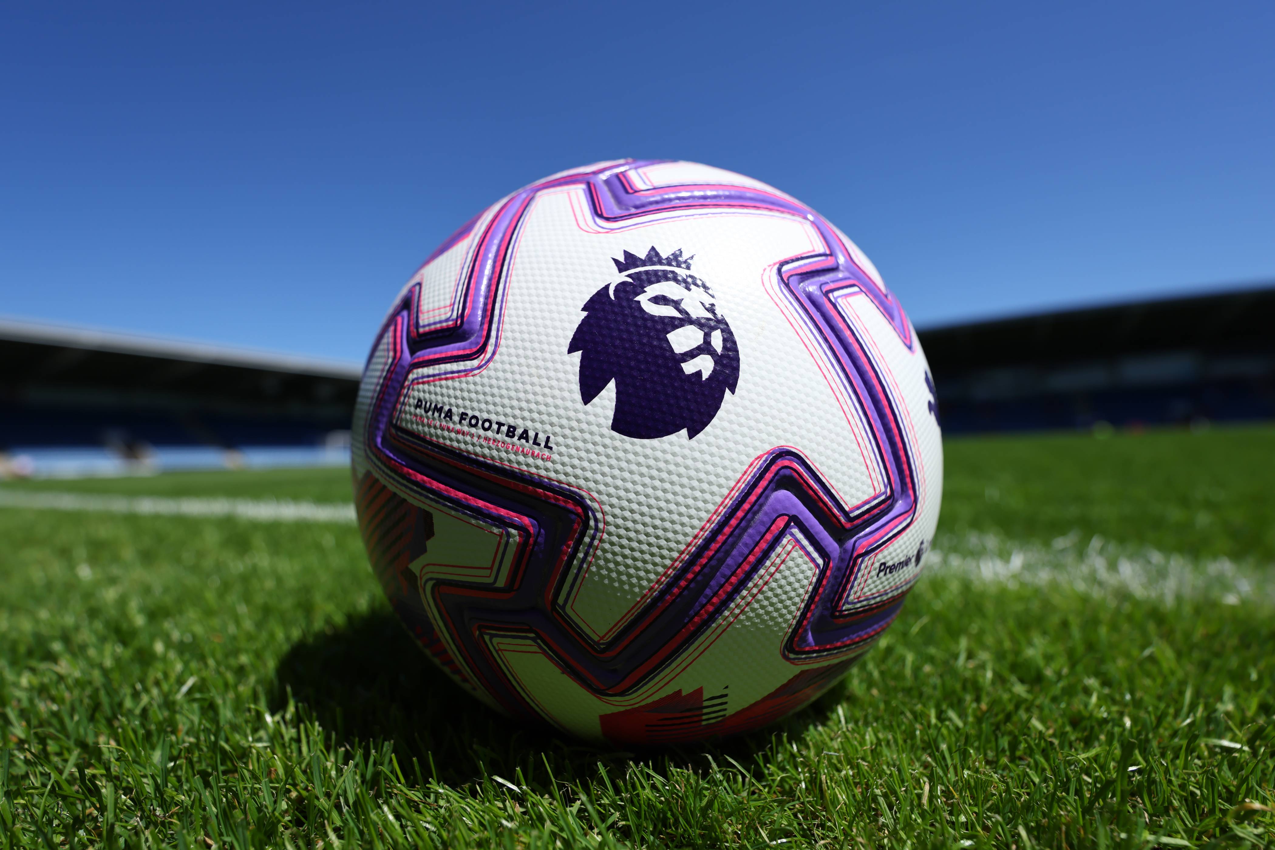 The Premier League ball (Photo by Marc Atkins/Getty Images) via ONE FOOTBALL