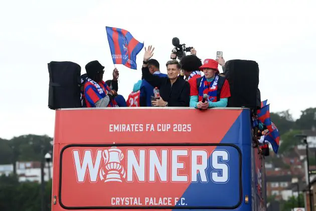 The parade to celebrate Crystal Palace winning the FA Cup
