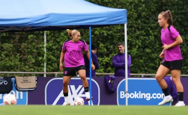 Lauren James in England training