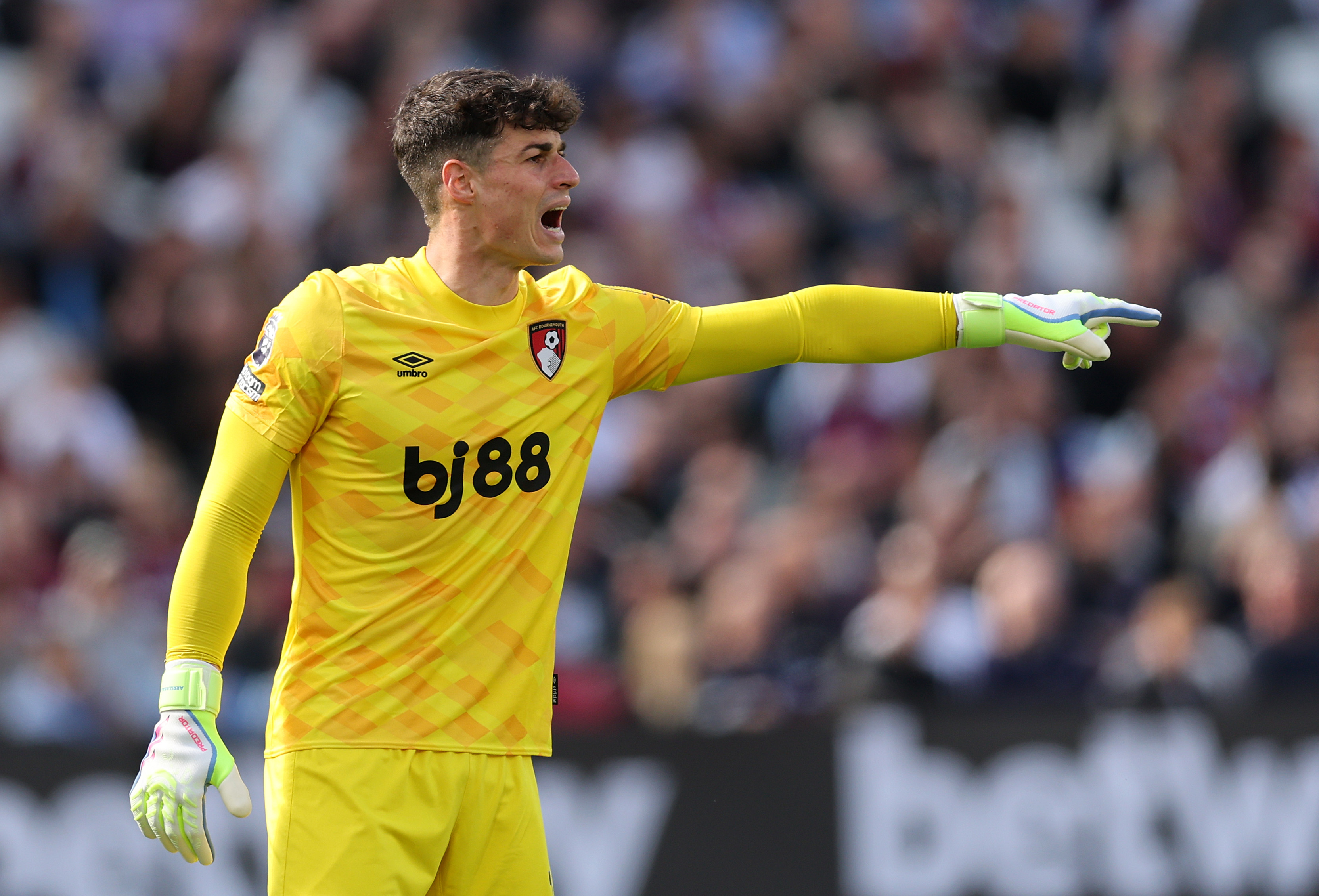 Kepa during his loan spell at Bournemouth
