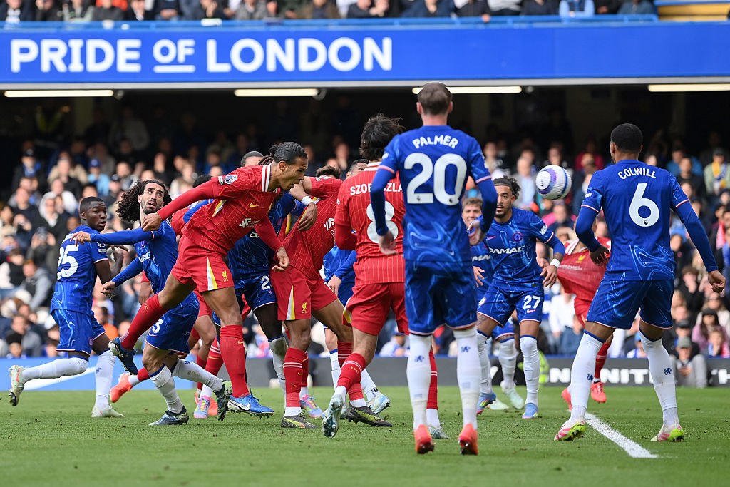 Chelsea in action against Liverpool
