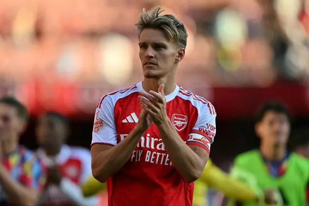 Arsenal captain Martin Odegaard