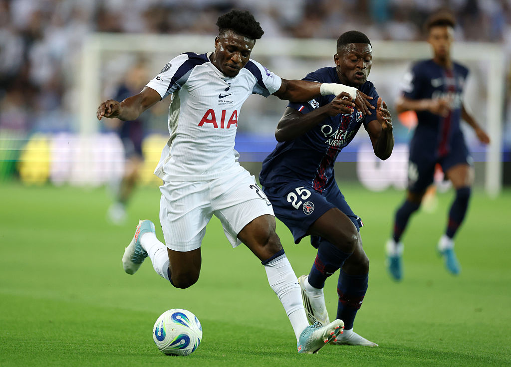 Mohammed Kudus against PSG