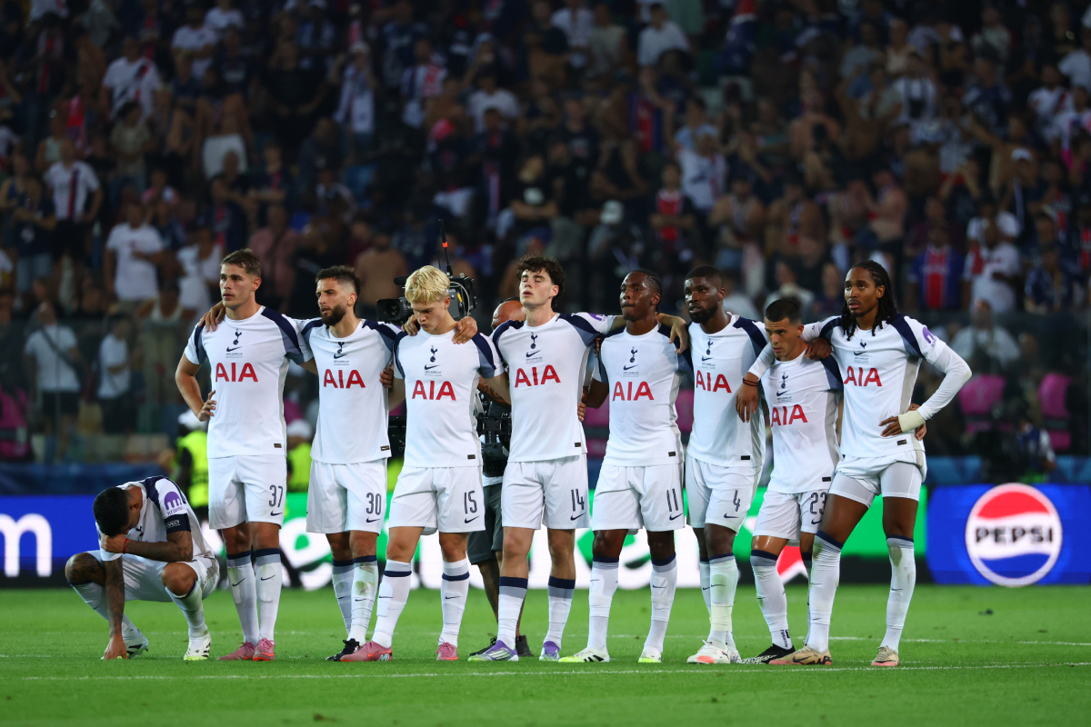 Tottenham lost the Super cup on penalties (Photo by Francesco Scaccianoce/Getty Images)