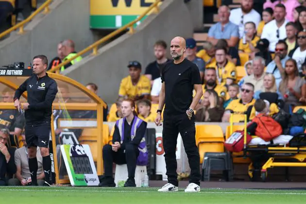 Man City boss Pep Guardiola