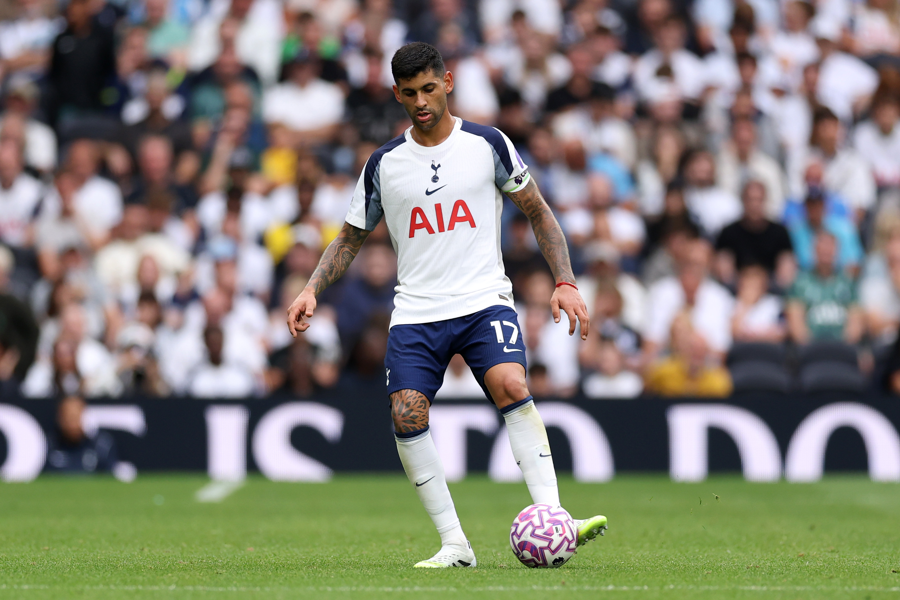 Spurs skipper Cristian Romero