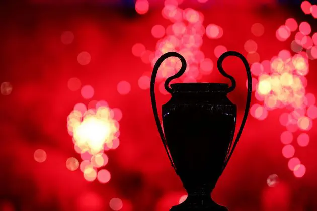 The Champions League trophy