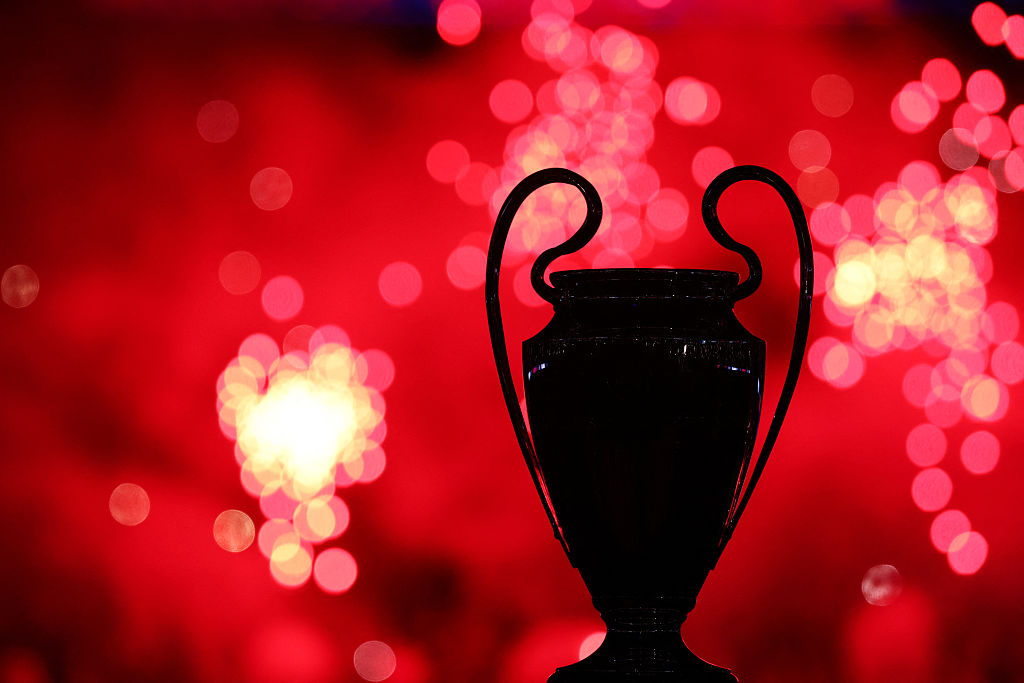 The Champions League trophy