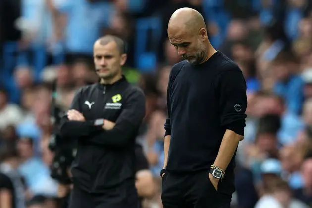 Man City boss Pep Guardiola