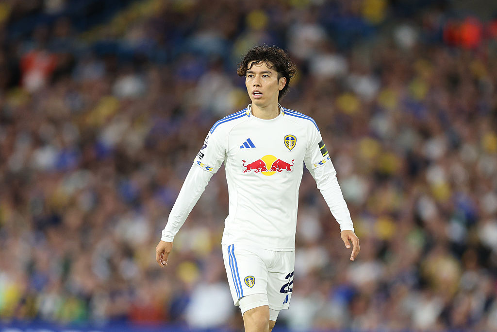 Leeds midfielder Ao Tanaka
