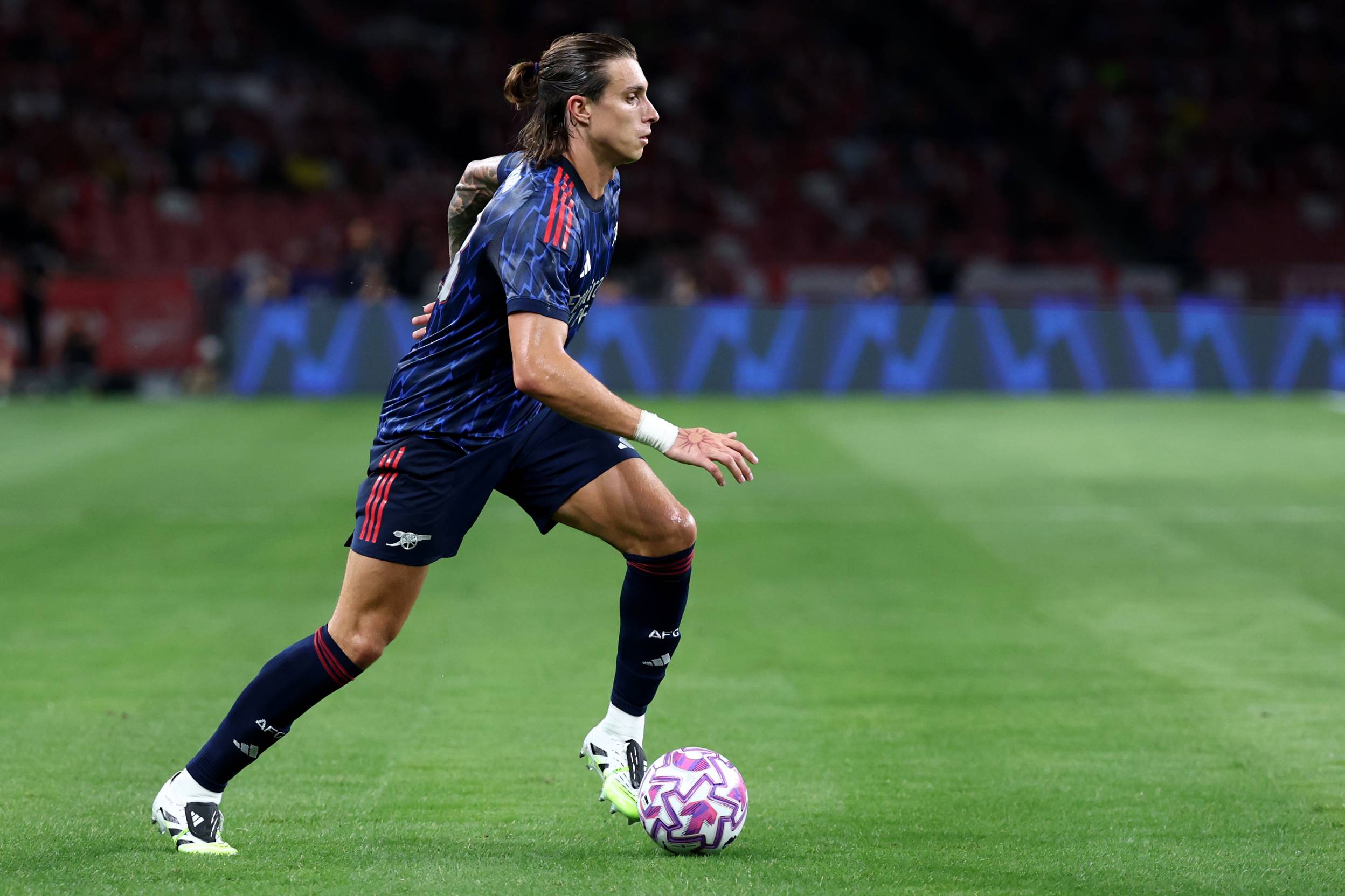 Arsenal defender Riccardo Calafiori