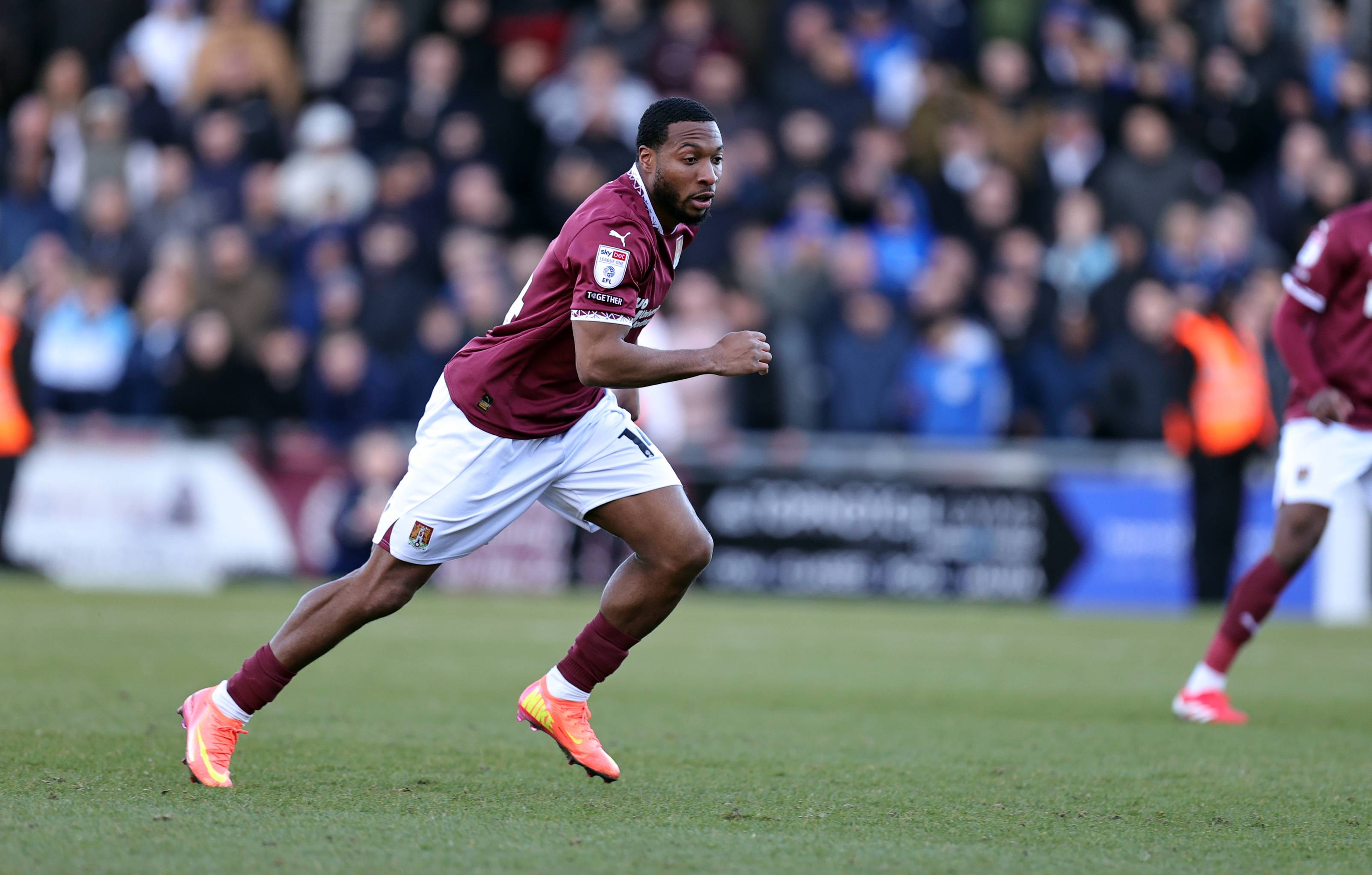 Ali Koiki playing for Northampton