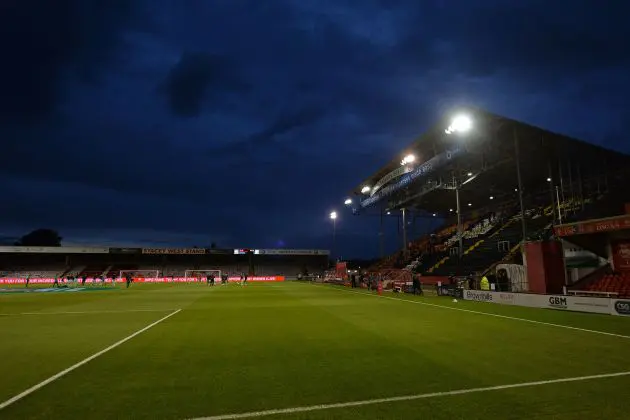 Lincoln City's LNER Stadium (Photo by PETER POWELL/POOL/AFP via Getty Images)