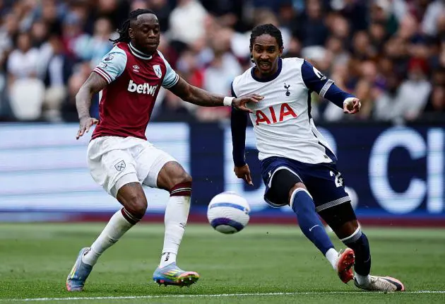 West Ham in action against Spurs last season