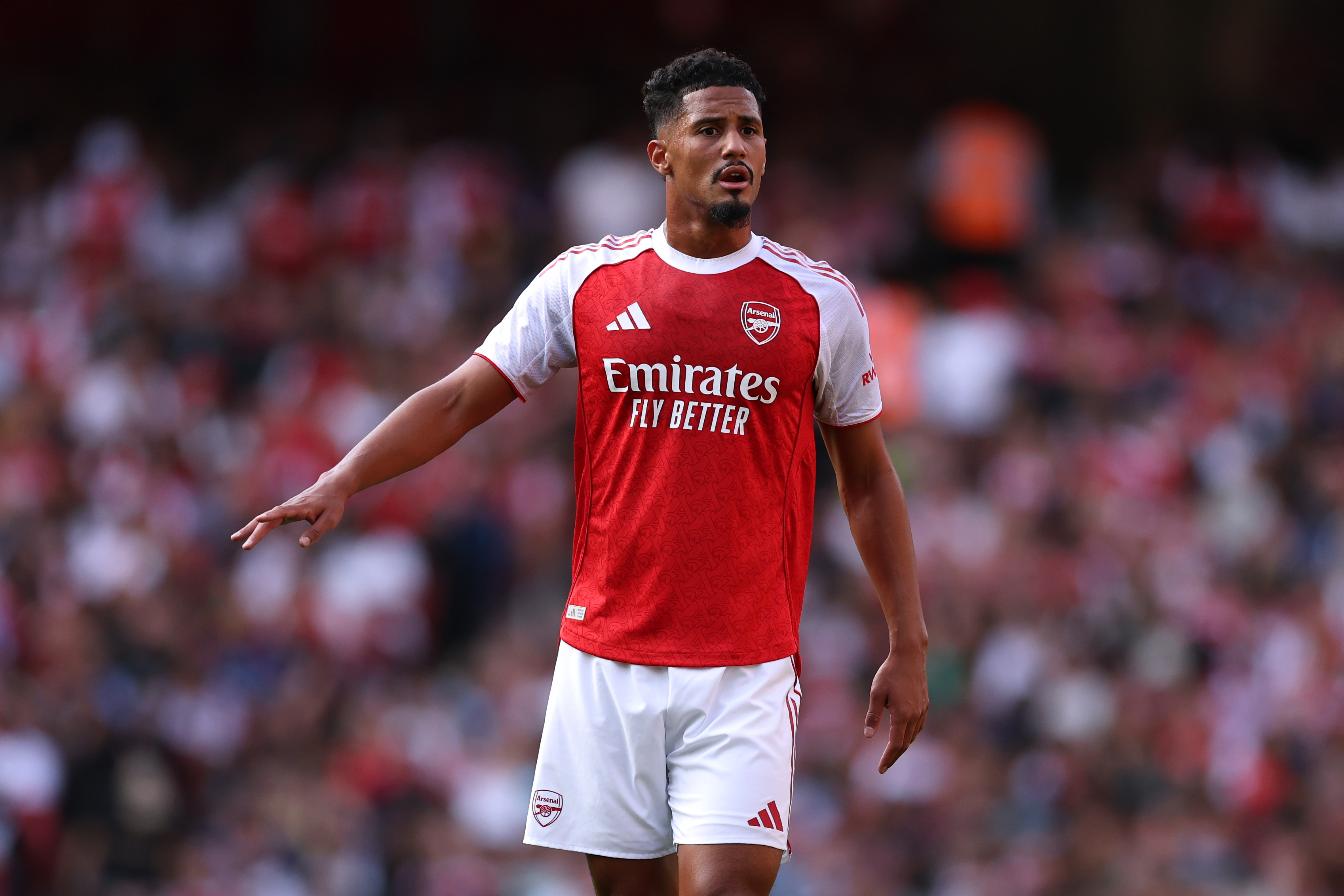 Arsenal defender William Saliba