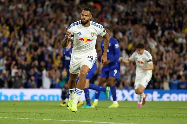 Leeds forward Lukas Nmecha